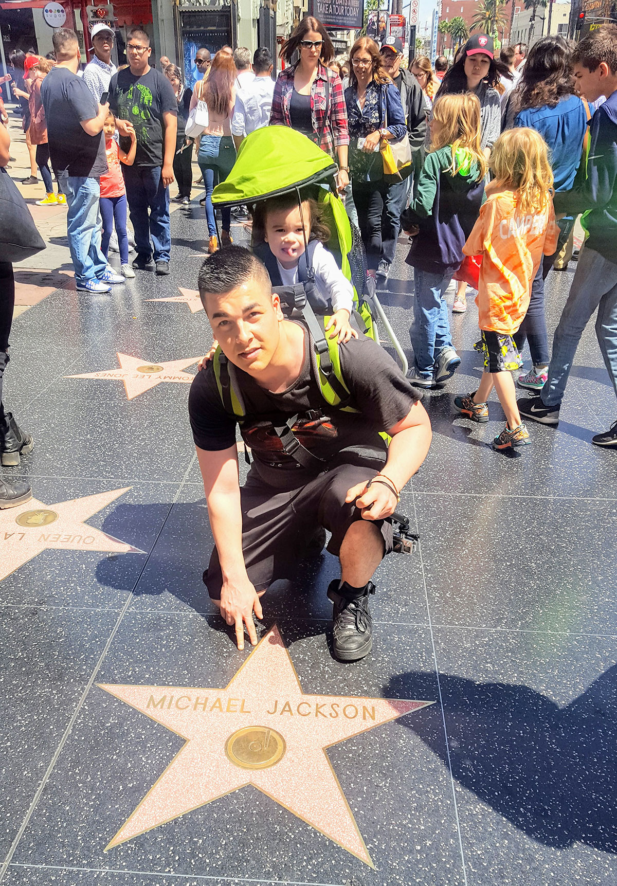 Etoile Hollywood Boulevard avec Bébé Maman Dream