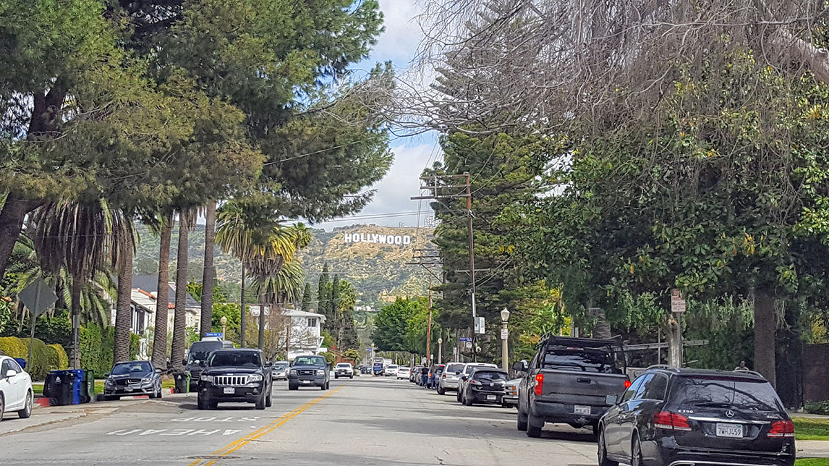 Road trip Hollywood Sign Maman Dream